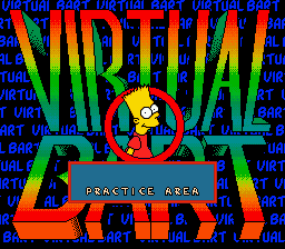 Virtual Bart Title Screen